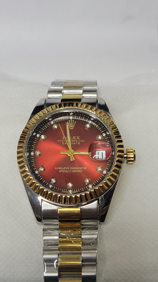 Ladies Rolex Two-Tone date adjust