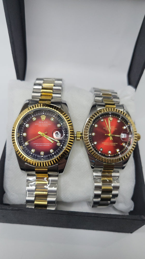 Rolex Two-Tone Couple watchs