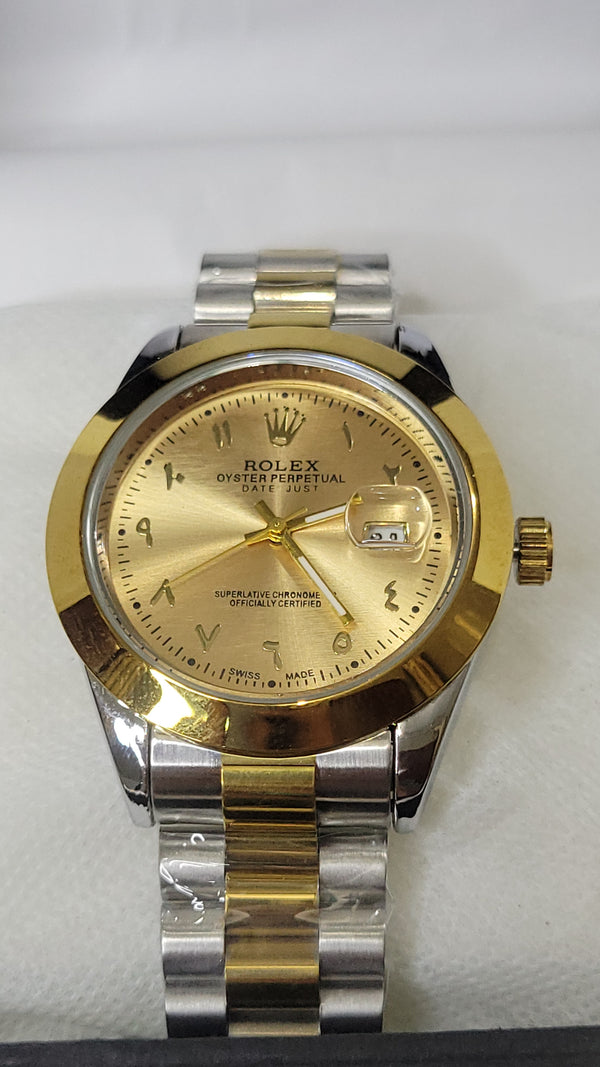 Rolex Two-Tone Arabic Dial